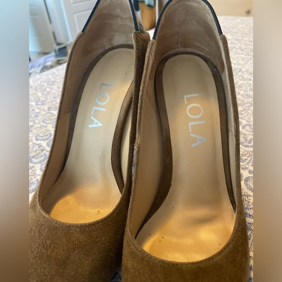 Stilettos perfect conditions size 7 suede & leather - Picture 3 of 14